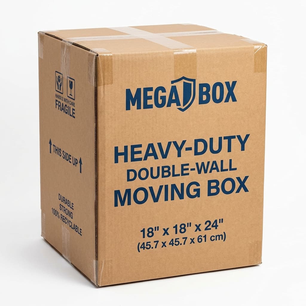 Heavy-Duty Moving Box 18×18×24