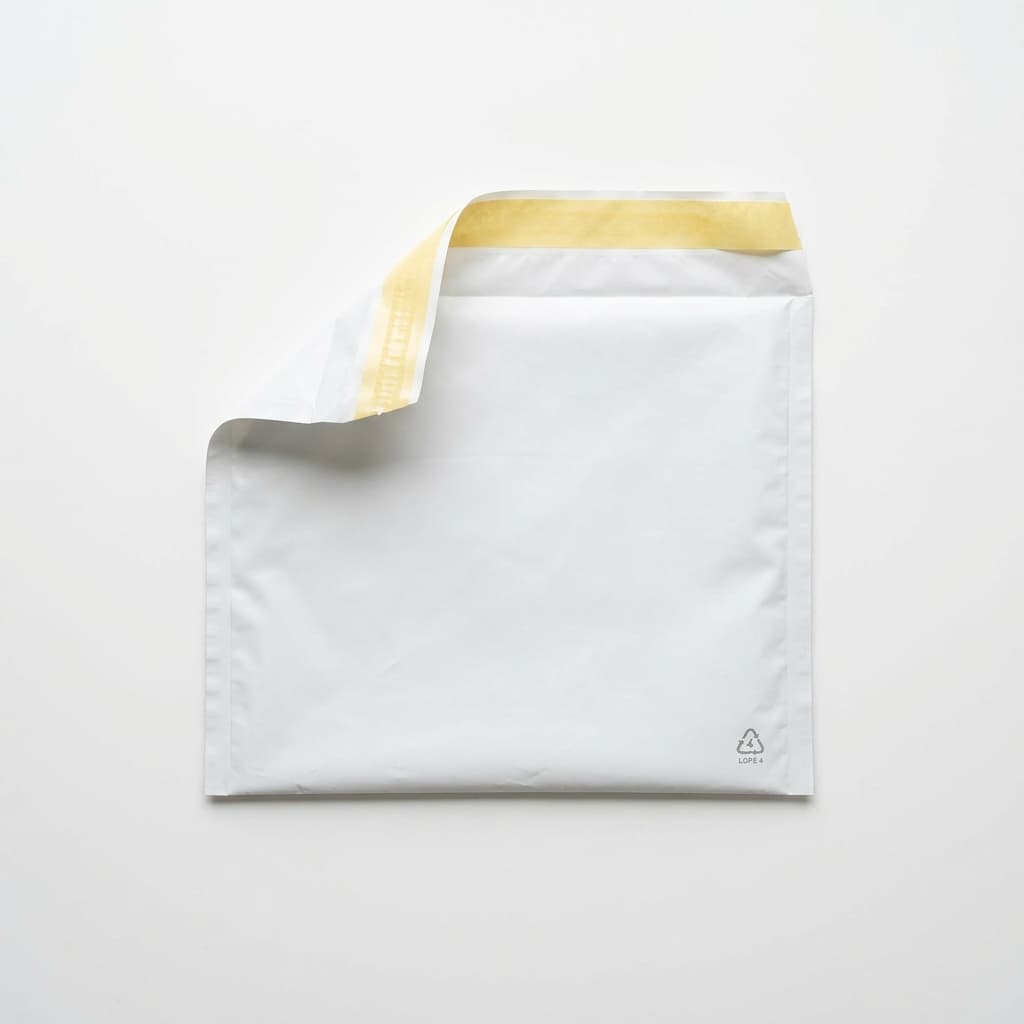 White Poly Mailer 10×13